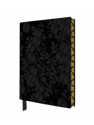 Uematsu Hobi: Box Decorated with Chrysanthemums Artisan Art Notebook (Flame Tree Journals)