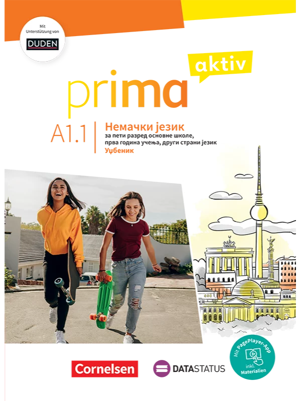 Prima aktiv A1.1: nemački jezik za peti razred, udžbenik - Image 1