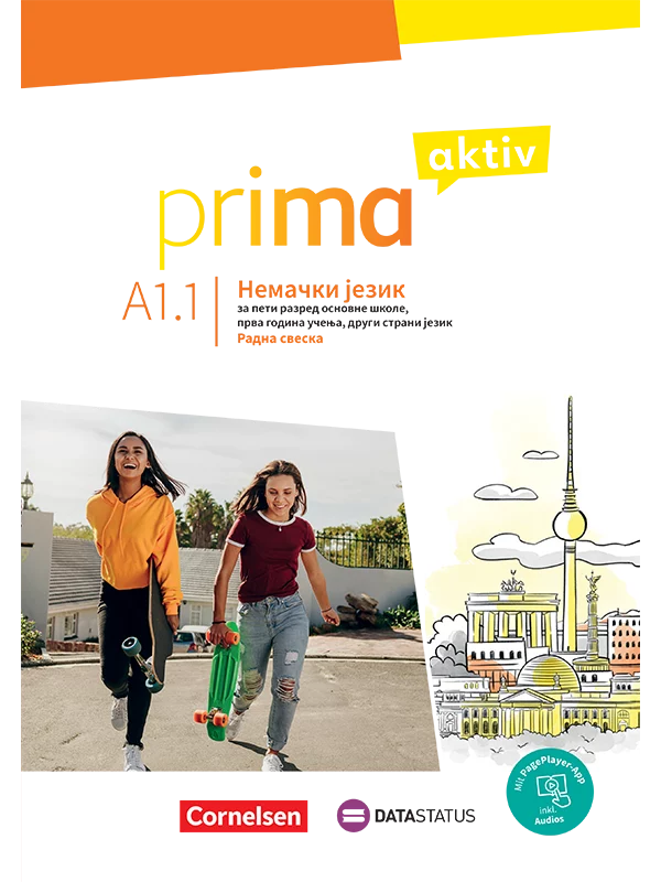 Prima aktiv A1.1: nemački jezik za peti razred, radna sveska 1