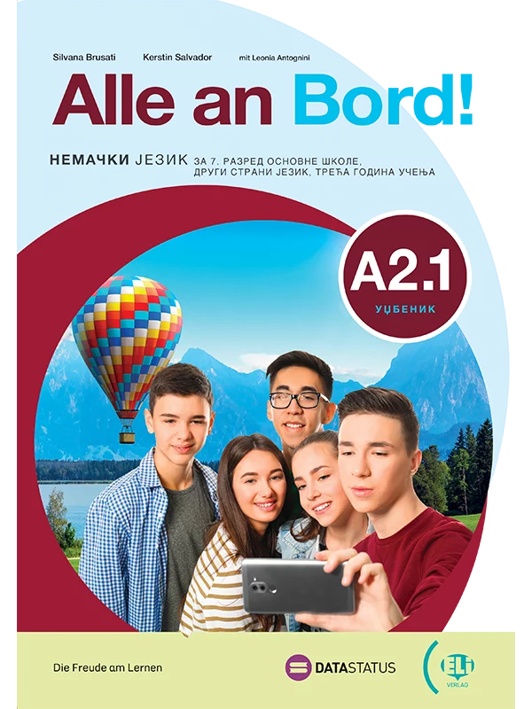 Alle an bord A2.1: nemački jezik za sedmi razred, udžbenik - Image 1