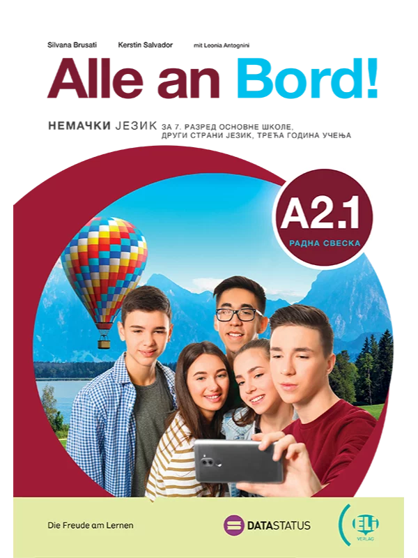 Alle an bord A2.1: nemački jezik za sedmi razred, radna sveska - Image 1
