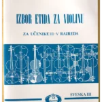 22-6 Izbor Etida Za Violinu, Sv. 3