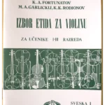 22-4 Izbor Etida Za Violinu, Sv. 1