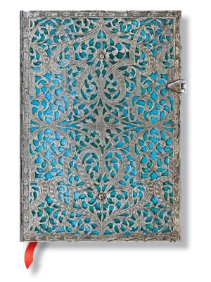 Silver Filigree, Maya Blue, Midi, Lin