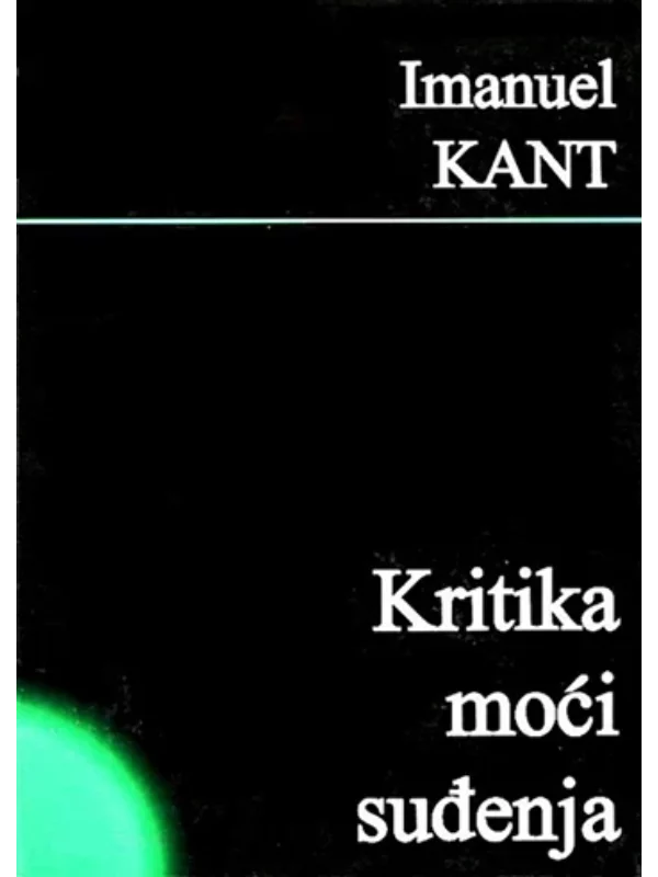 Kritika moći suđenja II izdanje 1