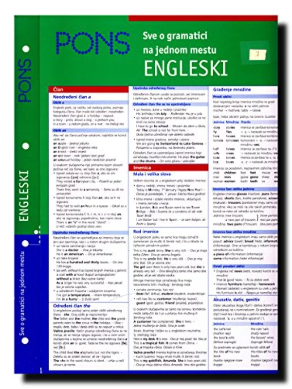 PONS: sve o gramatici na jedno mestu - engleski - Image 1