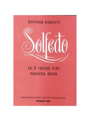 98946 Solfeđo za II razred niže muzičke škole