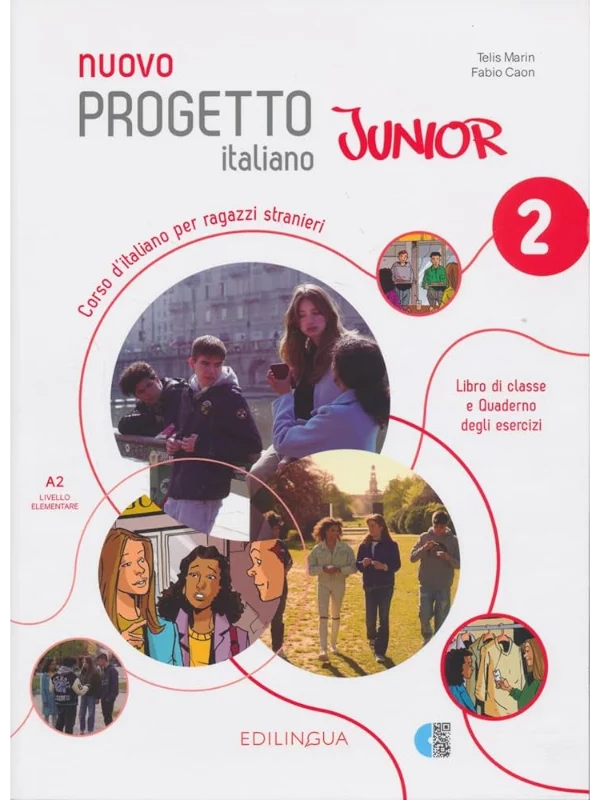 Nuovo Progetto italiano Junior 2 udžbenika sa radnom sveskom za 7. i 8. razred - Image 1