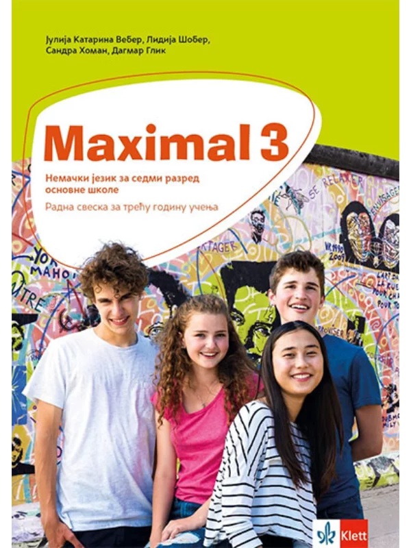 Maximal 3 radna sveska za nemački jezik (+CD) 1