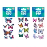 Stikeri 6,6X18Cm Butterflies 5