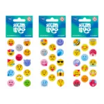 Stikeri 6,6X18Cm Emoticons 3