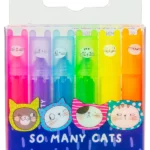 Mini Fluo Marker Neon 1/6  So Many Cats