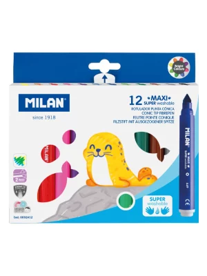 692412 Flomasteri 1/12 Maxi Superperivi