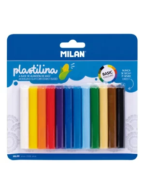 914712 Plastelin 12 Boja 140Gr