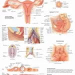 The Female Reproductive System Anatomical Chart, Second edition