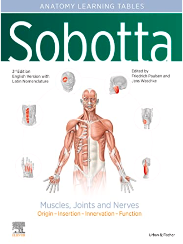 9780702067686 Sobotta Tables of Muscles, Joints and Nerves, English/Latin - Slika 1