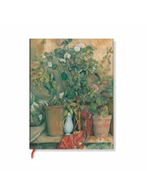 Cezanne's Terracotta Pots and Flowers