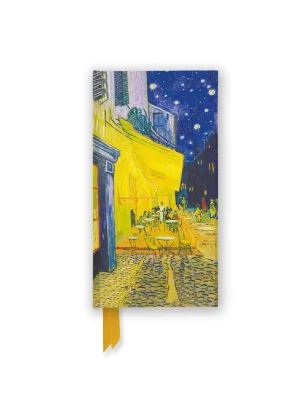 Vincent Van Gogh: Café Terrace (Foiled Slimline Journal)