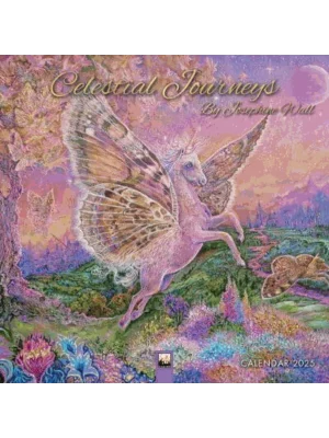 Celestial Journeys by Josephine Wall Wall Calendar 2025 (Art Calendar)