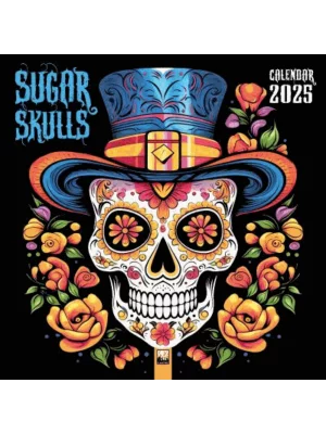 Sugar Skulls Wall Calendar 2025 (Art Calendar)
