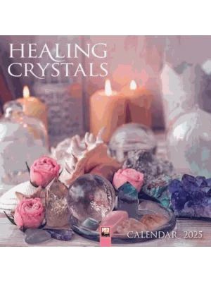 Healing Crystals Wall Calendar 2025 (Art Calendar)