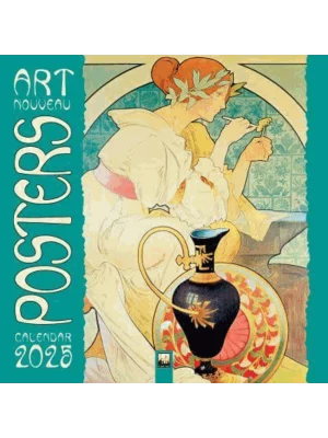 Art Nouveau Posters Wall Calendar 2025 (Art Calendar)