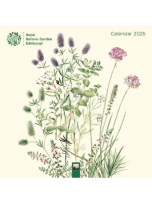 Royal Botanic Garden Edinburgh Wall Calendar 2025 (Art Calendar)
