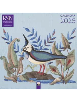 Royal School of Needlework Wall Calendar 2025 (Art Calendar)