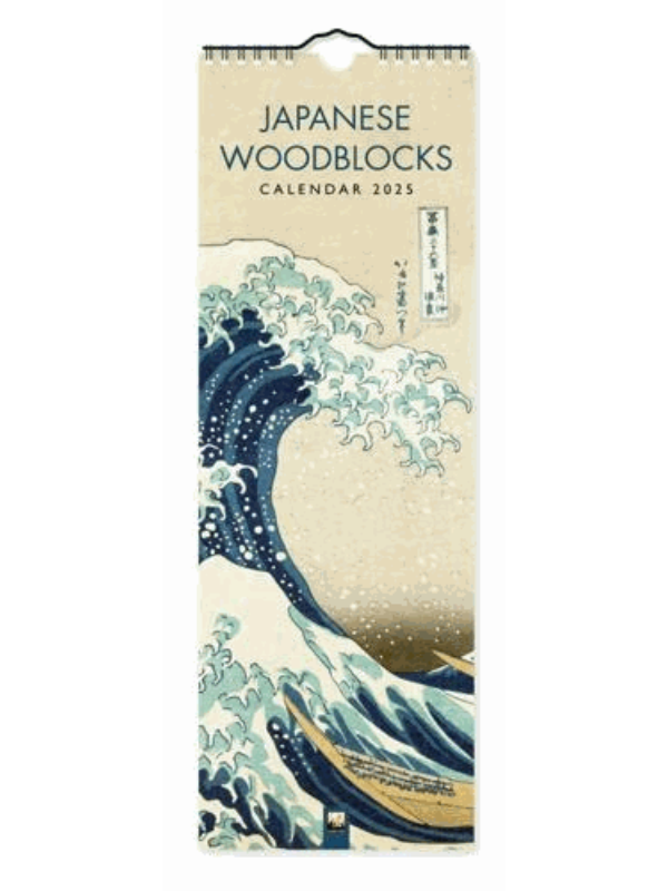 9781835621288 Japanese Woodblocks Slim Calendar 2025 (Art Calendar) - Slika 1