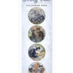 Ivory Cats Slim Calendar 2025 (Art Calendar)