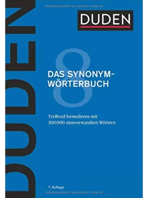 Duden - Das Synonymwörterbuch