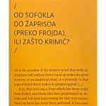 Od Sofokla do Žaprisoa (preko Frojda) ili zašto krimić?