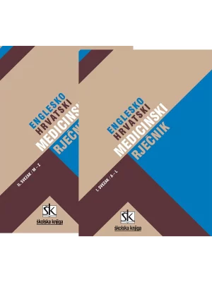 ENGLESKO-HRVATSKI MEDICINSKI RJEČNIK - KOMPLET