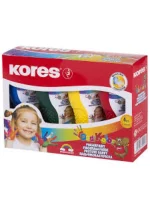 Boje za prste DEDI KOLOR 150ml, Set kutija sa 4 boje (plava,crvena,zelena,žuta)