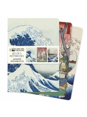 Japanese Woodblocks Set of 3 Standard Notebooks