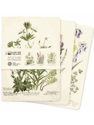 Royal Botanic Garden Edinburgh Set of 3 Midi Notebooks