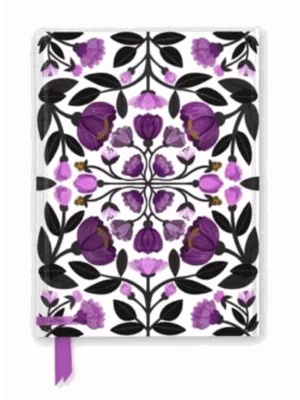 Nina Pace: Purple Flowers (Foiled Journal)