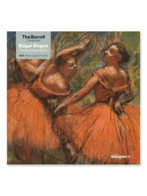 Adult Jigsaw Puzzle: Edgar Degas: Red Ballet Skirts (500 Pieces)