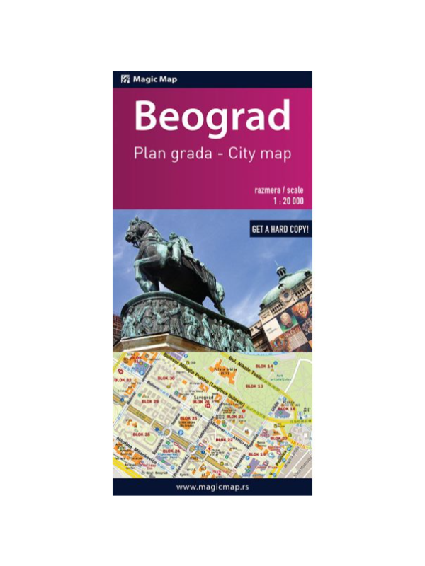 9788683501533 Plan Beograda - Magic map - Slika 1