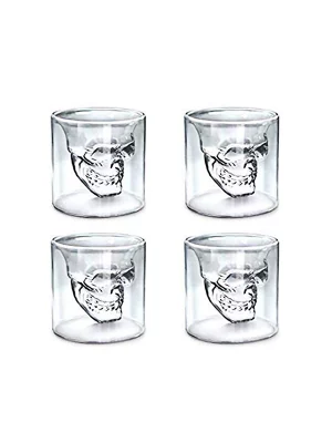 Čaše set 1/4 lobanja