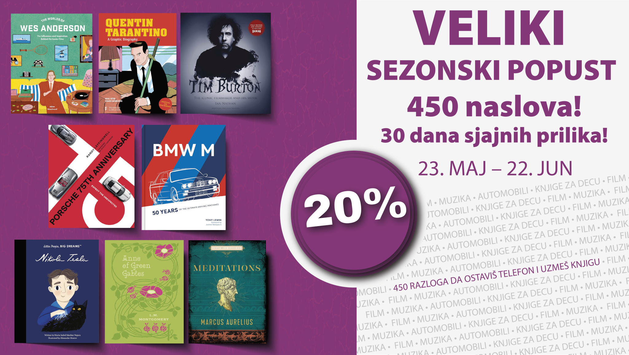 Veliki sezonski popust – 450 knjiga, 30 dana sjajnih prilika! Veliki sezonski popust – 450 knjiga, 30 dana sjajnih prilika! 1