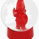 Gnome - snežna kugla crveno