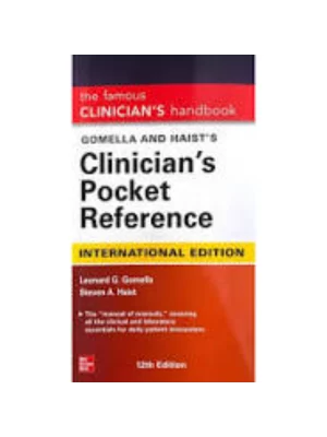Ie Gomella And Haist's Clinician's Pocket Reference, 12th Edition