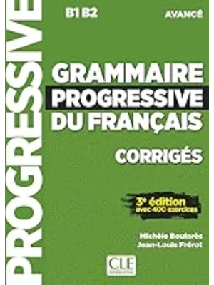 GRAMMAIRE PROGRESSIVE AVANCE CORRIGES
