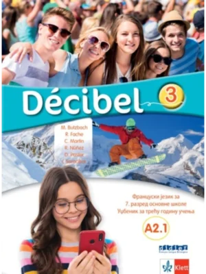 Francuski jezik 3 - Decibel 3 - udžbenik (QR) NOVO IZDANJE!