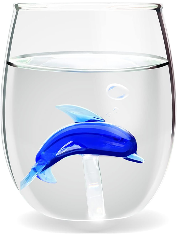 4260348479258 Delfin – handmade čaša 600 ml - Slika 1