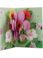Čestitka 3D - Lux flowers - Slika 7
