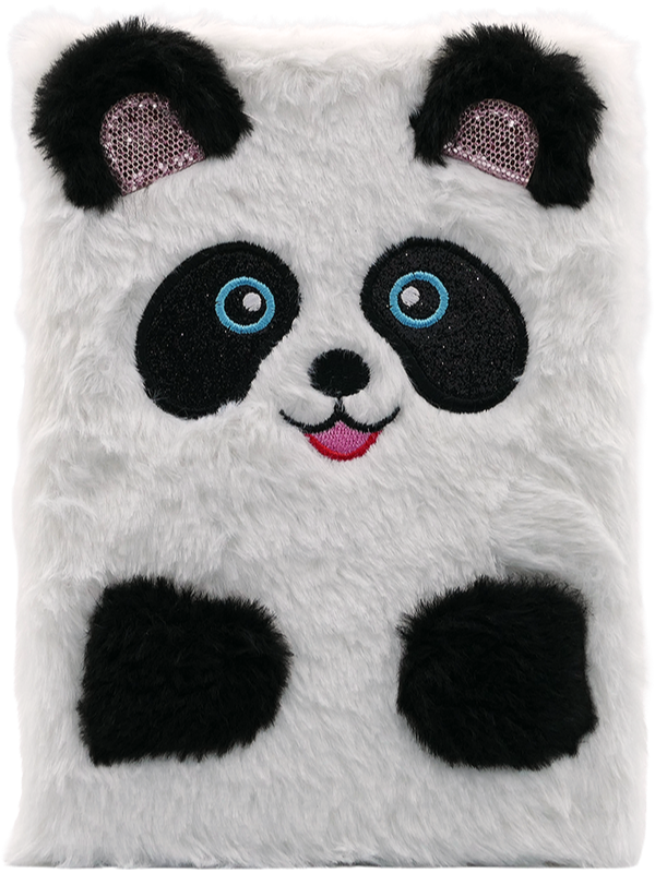 8606036350649-1 Pliš notes panda - Slika 1