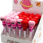 Gel olovka - pop up - srce - 24 kom displej