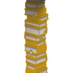 3D obeleživač za knjige – mačka